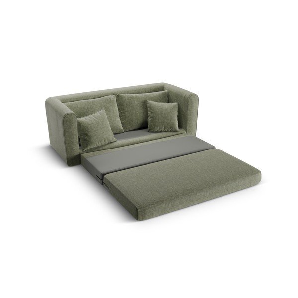 Žalios spalvos sulankstoma sofa 158 cm Lido – Micadoni -image-4