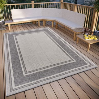 Lauko kilimas pilkos spalvos 63x120 cm Clyde Cast – Hanse Home