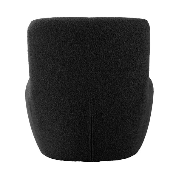 Iš boucle krėslas juodos spalvos Ada – Leitmotiv-image-3
