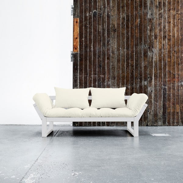 Sofa "Karup Edge" balta/natūrali