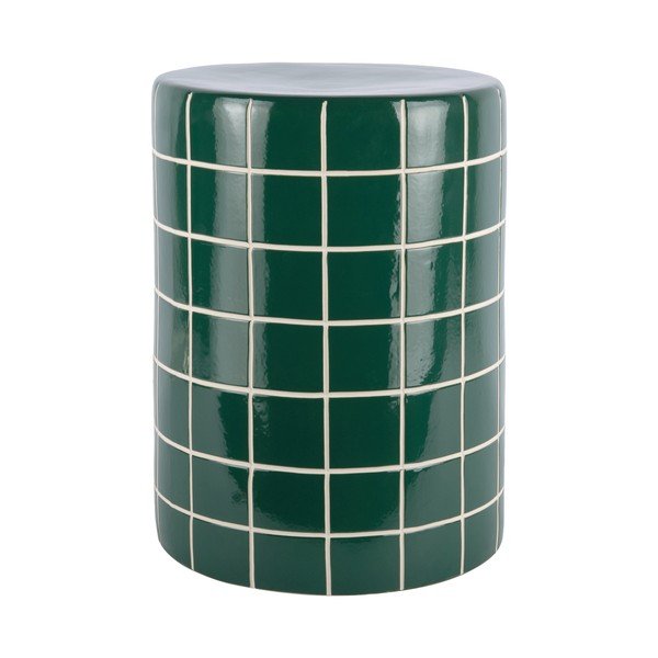 Iš keramikos apvalios formos šoninis stalas ø 33 cm Retro Tiles – Leitmotiv