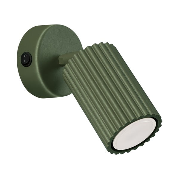 Žalios spalvos taškinis šviestuvas 8x16 cm Gleam – Sollux