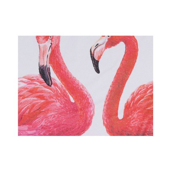 Spalvingas 100 % medvilninis paplūdimio rankšluostis "Flamingai", ⌀ 150 cm-image-2