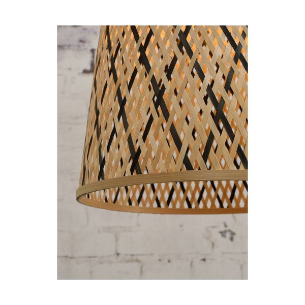 Pakabinamas bambukinis šviestuvas Good&Mojo Kalimantan, ⌀ 34 cm-image-4