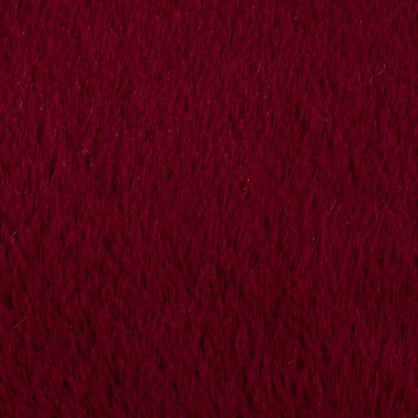 Sintetinė oda ir kailis bordo spalvos 160x230 cm Ivy Luxury Fur – Flair Rugs-image-4