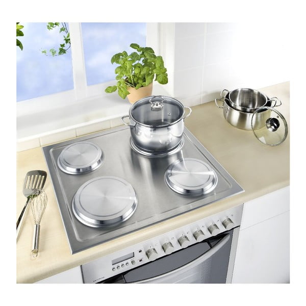 Iš nerūdijančio plieno kaitlentės apsauginės plokštės 4 vnt. 20x20 cm – Wenko-image-2