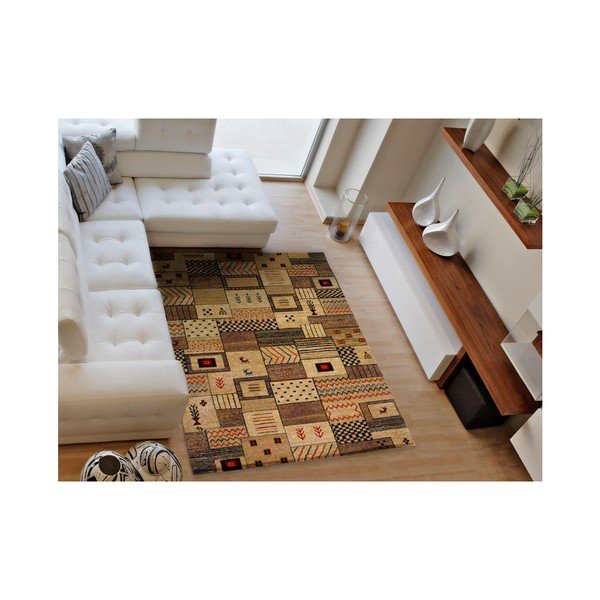 Rudos ir smėlio spalvos kilimas "Universal Mitra Beige", 120 x 170 cm-image-2