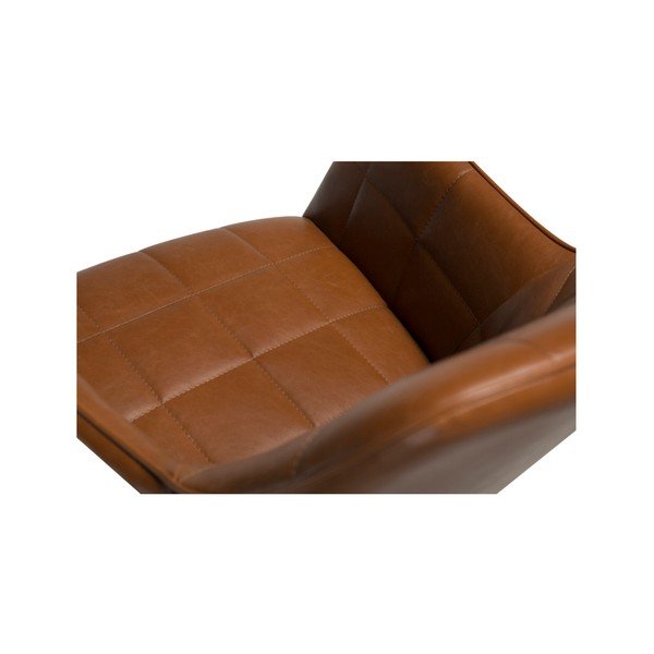 Ruda odinė kėdė DAN-FORM Denmark Embrace Vintage-image-3