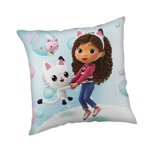 Vaikiška pagalvė 40x40 cm Gabby's Dollhouse "Bubbles" – Jerry Fabrics