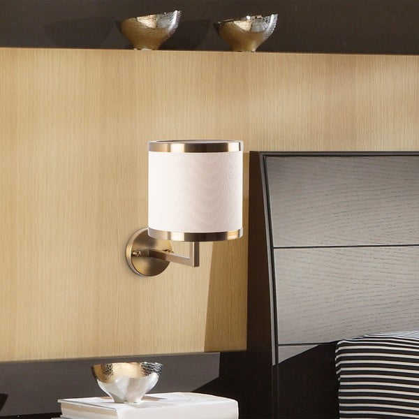 Sieninė lempa auksinės spalvos Way – Opviq lights-image-1