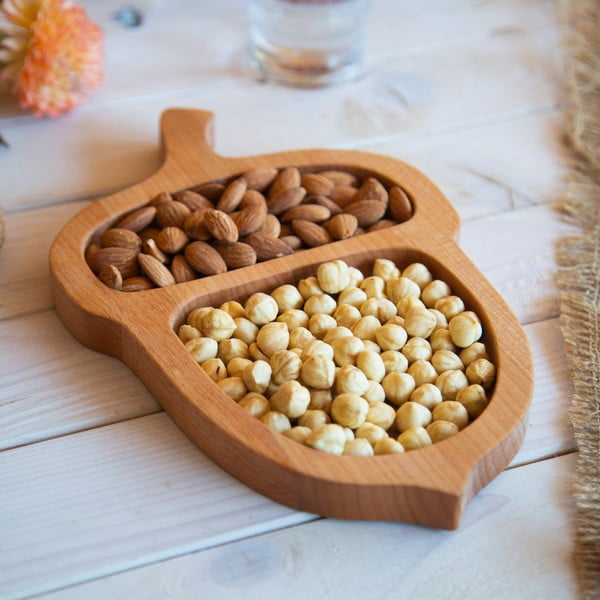 Padėklas iš medienos 20x28 cm – Hermia-image-1