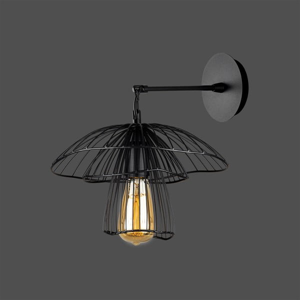 Juodos spalvos sieninis šviestuvas Squid Lighting Root, aukštis 36 cm-image-1
