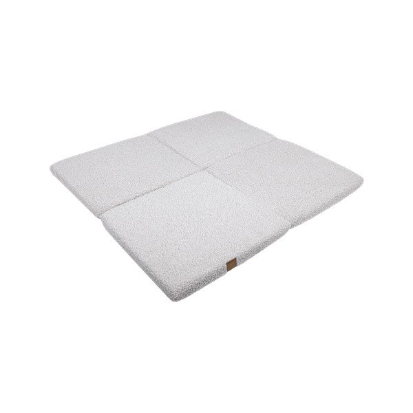 Baltos spalvos vaikų žaidimų kilimėlis 120x120 cm – Meowbaby
