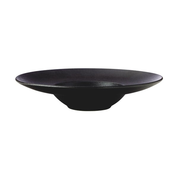 Sriubos iš keramikos lėkštė juodos spalvos ø 28 cm Caviar – Maxwell & Williams