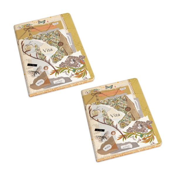 Užrašinės komplekte 192 puslapiai 2 vnt. A6 Vita – Kartos-image-1