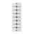 Juodos ir baltos spalvos lauko kilimas 80x250 cm Duet Bowen – NORTHRUGS
