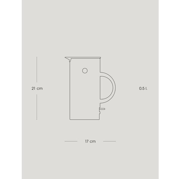 Juodos spalvos iš plastiko virdulys 500 ml EM77 – Stelton-image-3