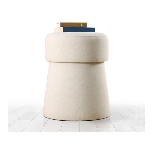 Pufas kreminės spalvos Beans – Artie-image-2