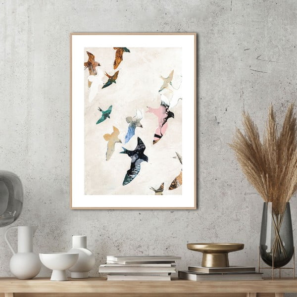 Paveikslas 30x40 cm Abstract Birds - Malerifabrikken-image-2
