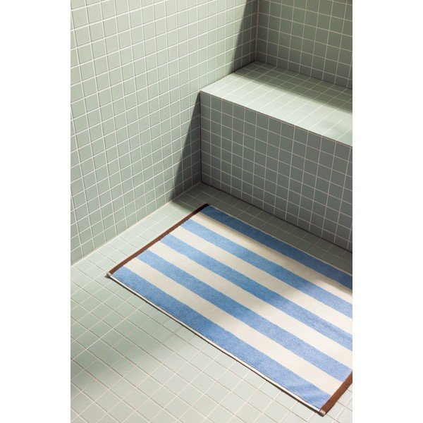 Mėlynos spalvos iš tekstilės vonios kilimėlis 50x80 cm Gobo – noo.ma-image-2