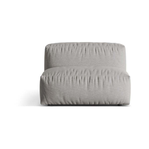 Modulinė sofos dalis šviesiai pilkos spalvos (modulinė) Martina – Micadoni Home