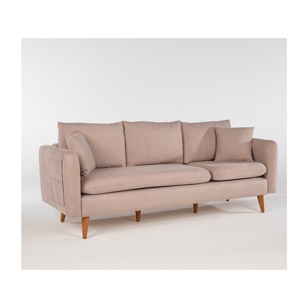 Sofa smėlio spalvos 215 cm Sofia – Balcab Home-image-2