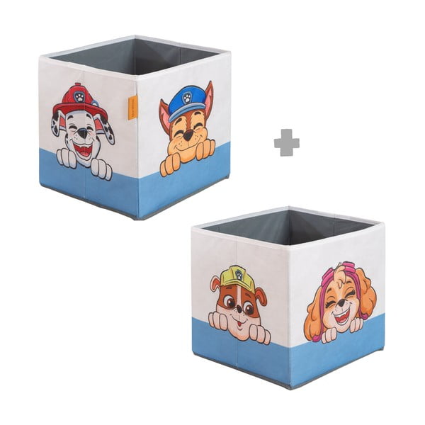 Iš tekstilės vaikiški organizatoriai 2 vnt. 27x27x27 cm Paw Patrol – Roba