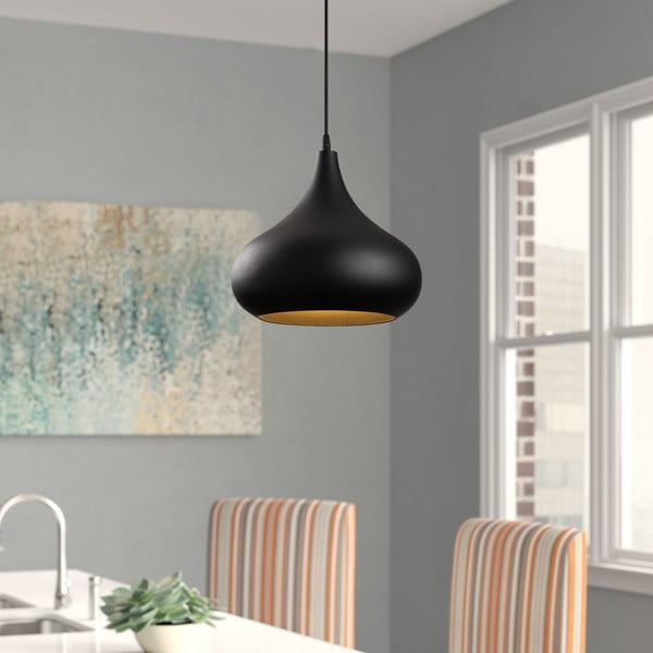 Juodas pakabinamas šviestuvas Opviq lights Sağlam-image-4