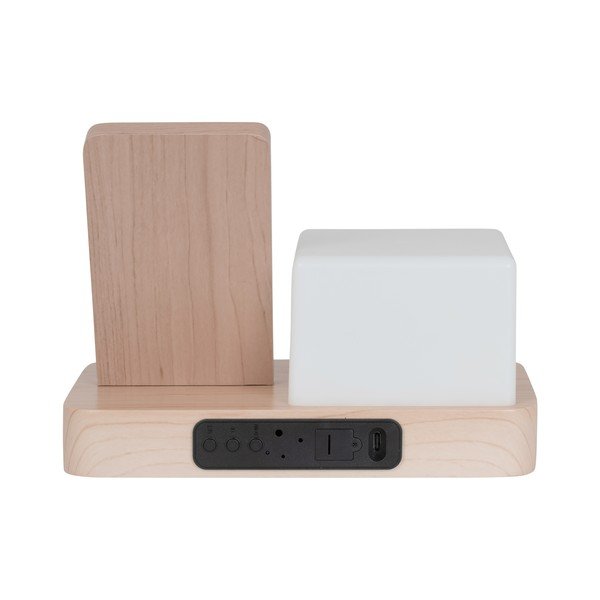 Su belaidžiu pakrovėju skaitmeninis/stalinis žadintuvas Retro LED Night Light – Karlsson-image-4