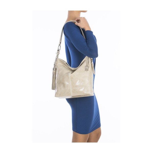 Odinė rankinė Hobo Beige-image-3