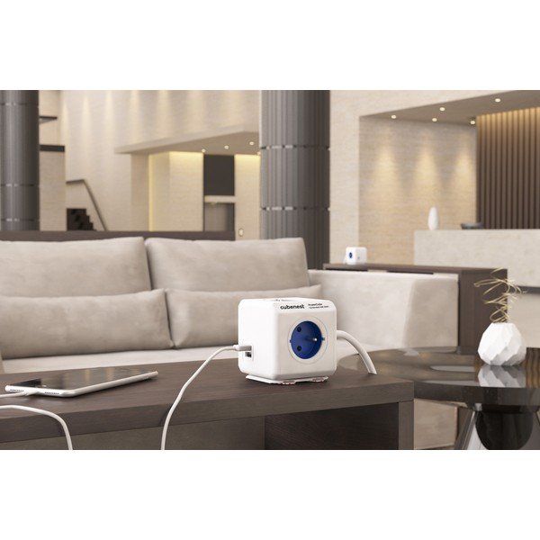 Kištukinis lizdas 13 cm PowerCube Extended USB – Cubenest-image-4
