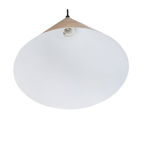 Kabantis šviestuvas rudos spalvos ø 32 cm su metaliniu gaubtu Dunca – Candellux Lighting-image-4