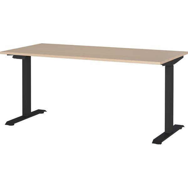 Elektra reguliuojamas aukštis rašomasis stalas iš ąžuolo 80x160 cm – Germania