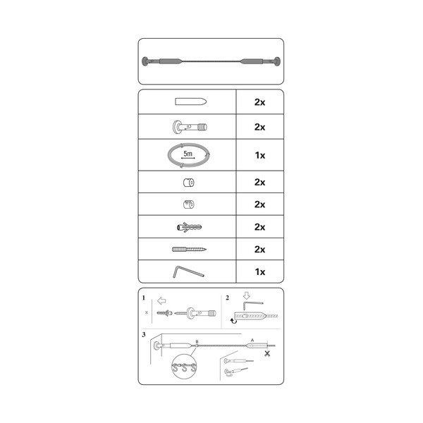 Metalinis ištraukiamas strypas Race - Gardinia-image-2