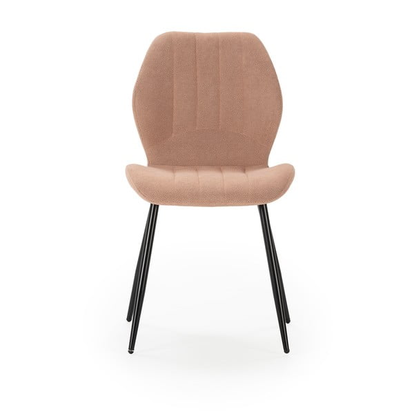 Valgomojo kėdės rausvos spalvos 4 vnt. Milu – Marckeric-image-2