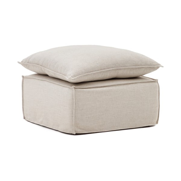 Smėlio spalvos iš lino taburetė Anarela – Kave Home-image-2