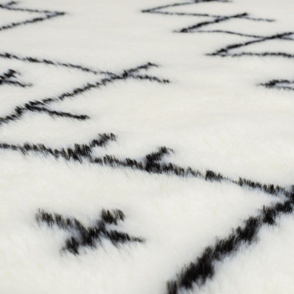 Skalbiamas kilimas baltos spalvos 120x170 cm Adil – Flair Rugs-image-3