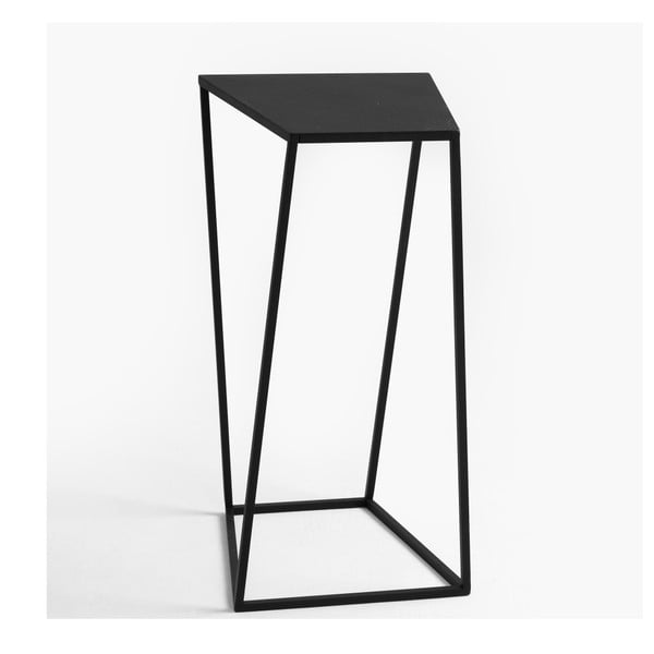 "Custom Form Zak" juodas kavos staliukas, 30 x 30 cm