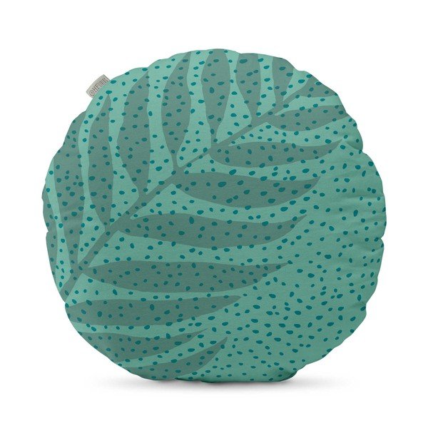 Medvilninė dvipusė pagalvė HF Living Zuly Jungle, ⌀ 50 cm-image-1