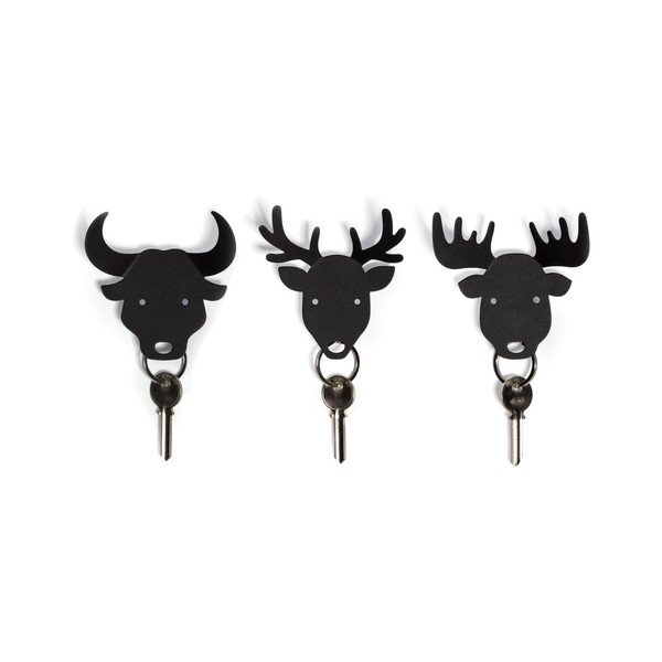 Raktų pakabukas "Bull", juodas-image-2
