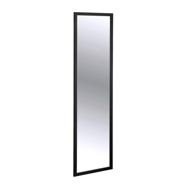 Juodas pakabinamas veidrodis prie durų "Wenko Home", aukštis 120 cm