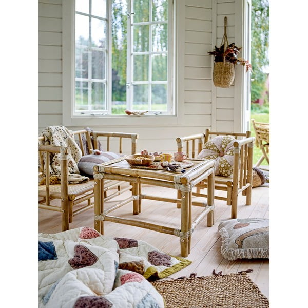 Bambuko vaikiška kėdutė Mini Sole - Bloomingville-image-1