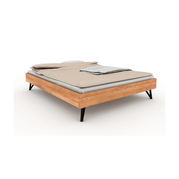 Bukmedžio medienos dvigulė lova 200x200 cm Golo - The Beds