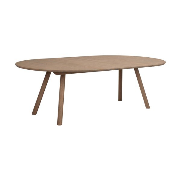 Iš ąžuolo masyvo stalo prailginimas 140x50 cm Clapperton – Rowico-image-4
