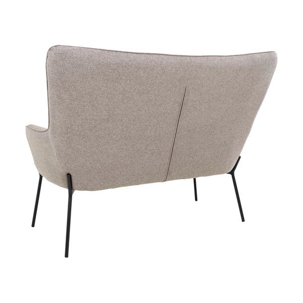 Sofa smėlio spalvos 128 cm Glasgow – House Nordic-image-2