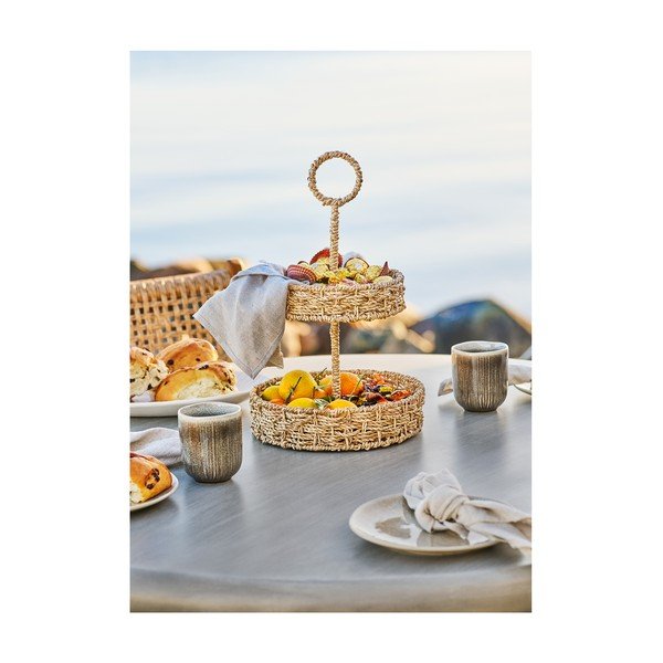 Iš keramikos apvalios formos sodo valgomojo stalas ø 60 cm Bonnet – House Nordic-image-4