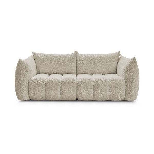 Smėlio spalvos sofa iš boucle 234 cm Azra – Bobochic Paris