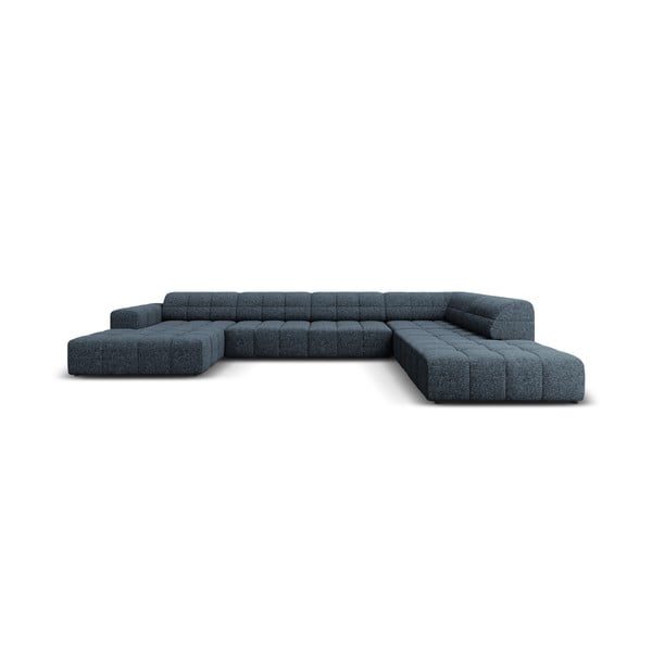 Kampinė sofa mėlynos spalvos (su dešiniuoju kampu/„U“ formos) Chicago – Cosmopolitan Design