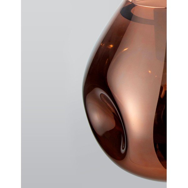 Rožinio aukso spalvos iš stiklo kabantis šviestuvas ø 25 cm Lava – Nova Luce-image-2