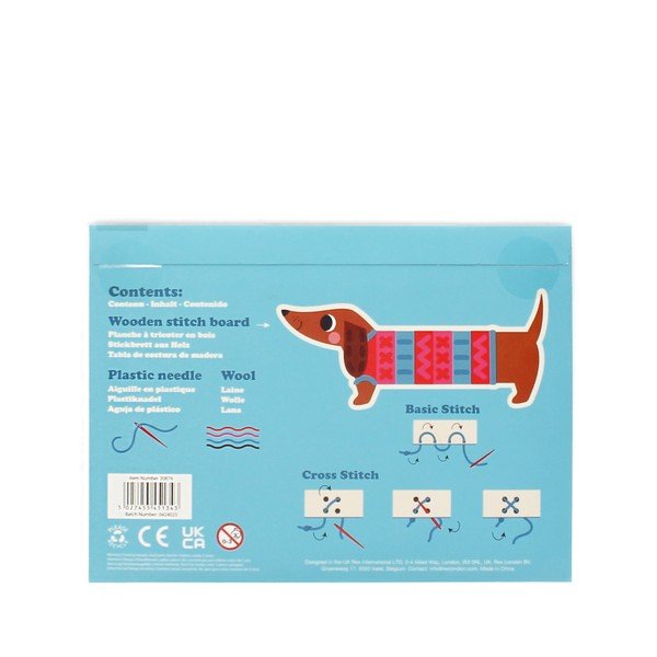 Siuvinėjimo rinkinys Sunny Sausage Dog – Rex London-image-2